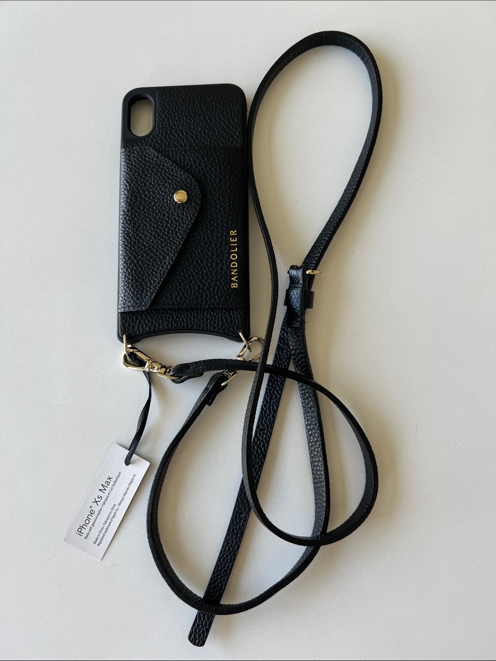 Bandolier Black Crossbody Phone Case - iPhone XS Max - NWT